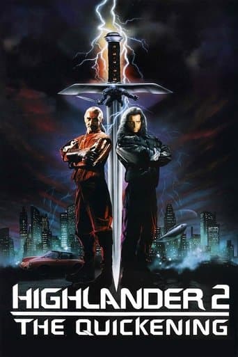 Movie poster for Highlander II: The Quickening