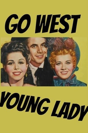 Movie poster for Go West, Young Lady