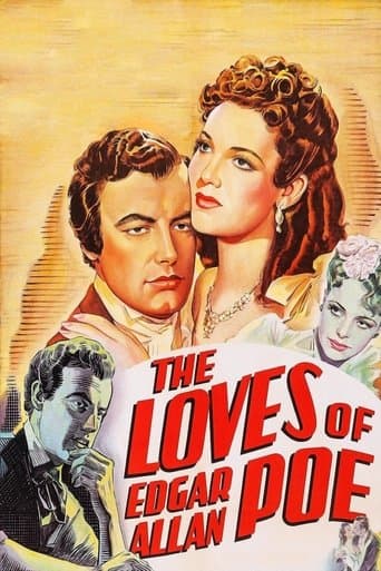 Movie poster for The Loves of Edgar Allan Poe