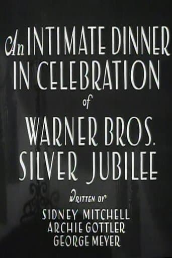 Movie poster for An Intimate Dinner in Celebration of Warner Bros. Silver Jubilee