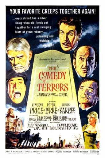 Movie poster for The Comedy of Terrors