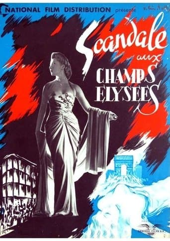 Movie poster for Scandal on the Champs-Élysées