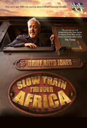 Movie poster for Slow Train Through Africa with Griff Rhys Jones