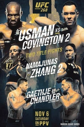 Movie poster for UFC 268: Usman vs. Covington 2