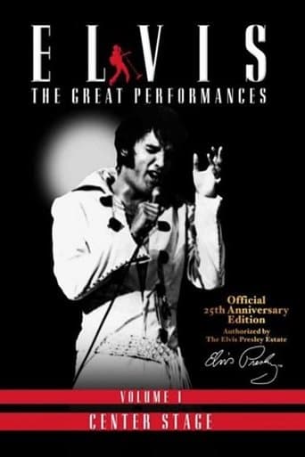 Movie poster for Elvis The Great Performances Vol. 1 Center Stage