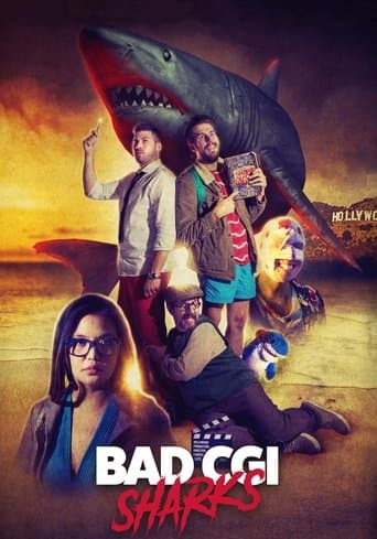 Movie poster for Bad CGI Sharks