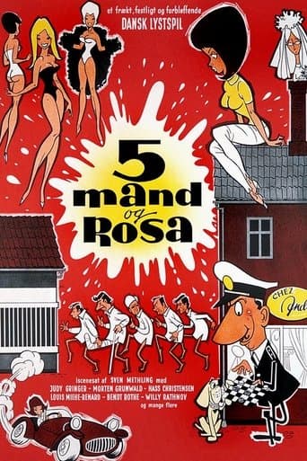Movie poster for Five men and Rosa