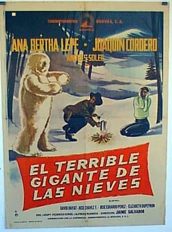 Movie poster for The Terrible Giant of the Snow