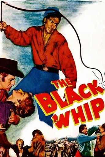 Movie poster for The Black Whip