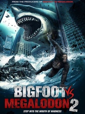 Movie poster for Bigfoot vs Megalodon 2