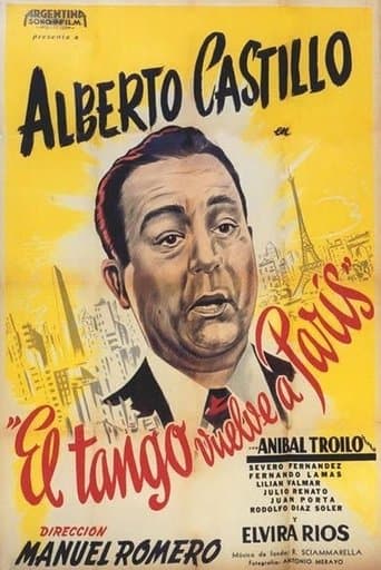 Movie poster for The Tango Returns to Paris