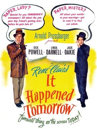 Movie poster for It Happened Tomorrow
