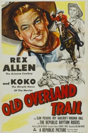 Movie poster for Old Overland Trail