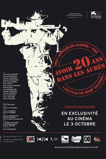Movie poster for To Be Twenty in the Aures