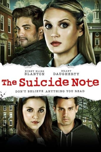 Movie poster for Suicide Note