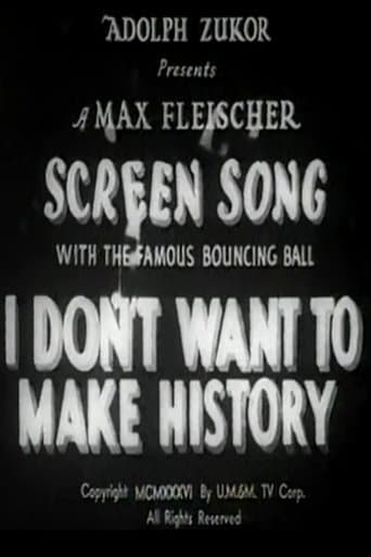 Movie poster for I Don't Want to Make History