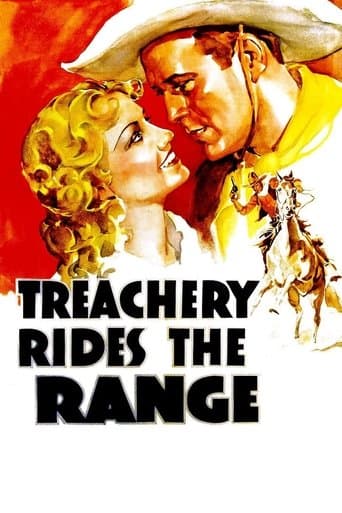 Movie poster for Treachery Rides the Range