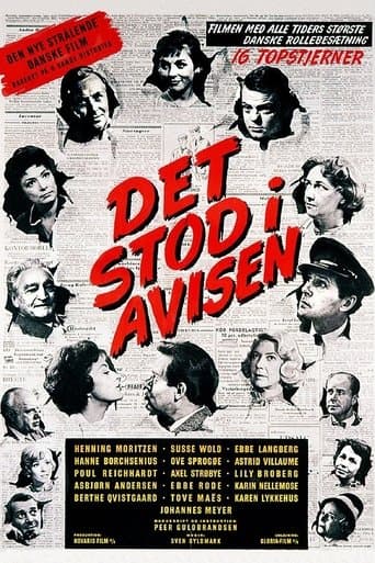 Movie poster for Det stod i avisen