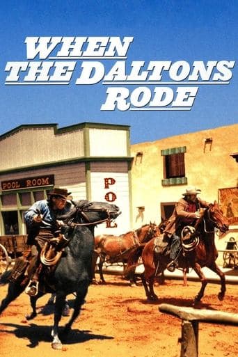 Movie poster for When the Daltons Rode