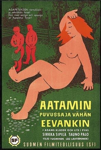 Movie poster for Aatamin puvussa – ja vähän Eevankin…