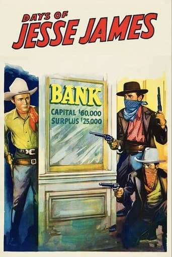 Movie poster for Days of Jesse James