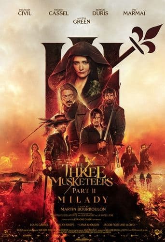 Movie poster for The Three Musketeers: Milady