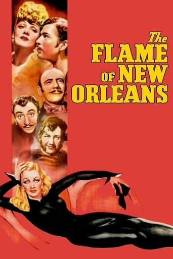 Movie poster for The Flame of New Orleans