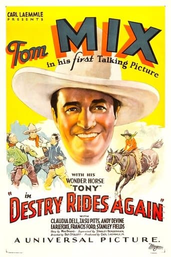 Movie poster for Destry Rides Again