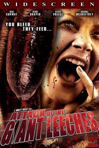Movie poster for Attack of the Giant Leeches