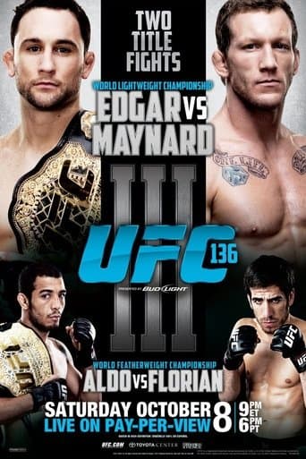 Movie poster for UFC 136: Edgar vs. Maynard III
