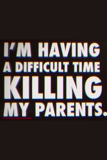 Movie poster for I'm Having a Difficult Time Killing My Parents