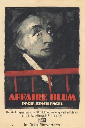 Movie poster for The Blum Affair