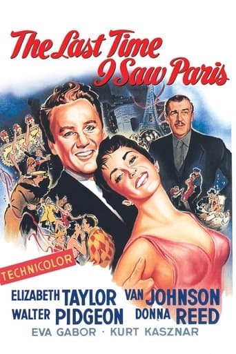 Movie poster for The Last Time I Saw Paris