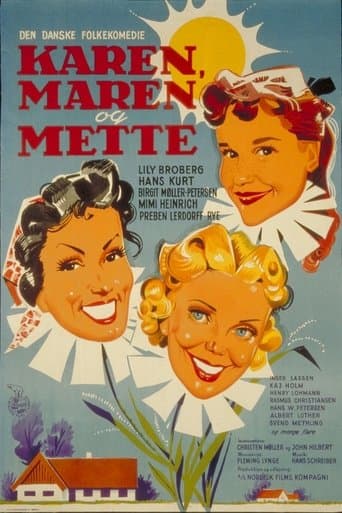 Movie poster for Karen, Maren og Mette