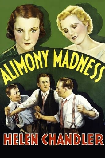 Movie poster for Alimony Madness