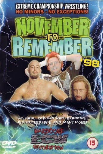 Movie poster for ECW November To Remember 1998