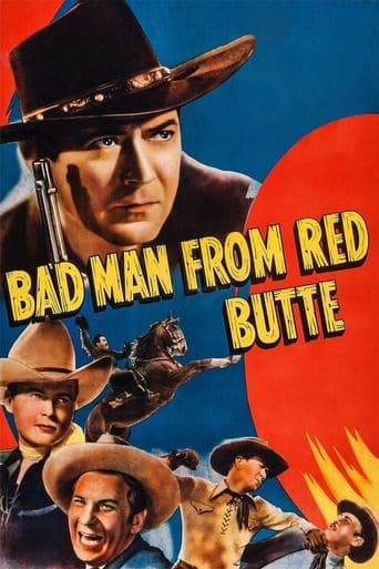 Movie poster for Bad Man from Red Butte