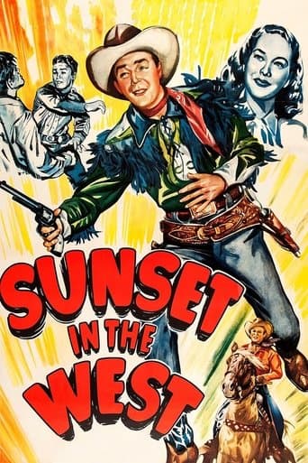 Movie poster for Sunset in the West