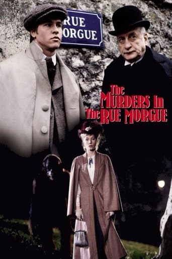 Movie poster for The Murders in the Rue Morgue