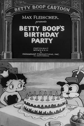 Movie poster for Betty Boop's Birthday Party