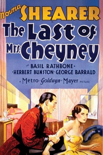 Movie poster for The Last of Mrs. Cheyney