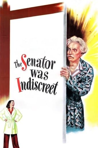 Movie poster for The Senator Was Indiscreet