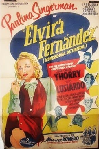 Movie poster for Elvira Fernández, vendedora de tienda