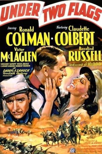 Movie poster for Under Two Flags