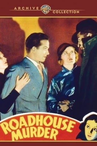 Movie poster for The Roadhouse Murder