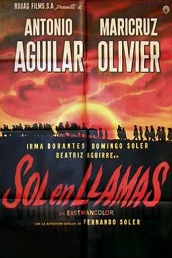 Movie poster for Sol en llamas