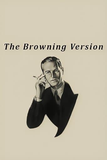 Movie poster for The Browning Version