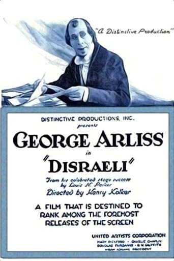 Movie poster for Disraeli
