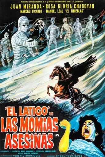 Movie poster for The Whip vs. the Killer Mummies
