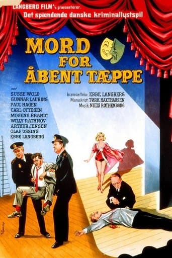 Movie poster for Mord for åbent tæppe